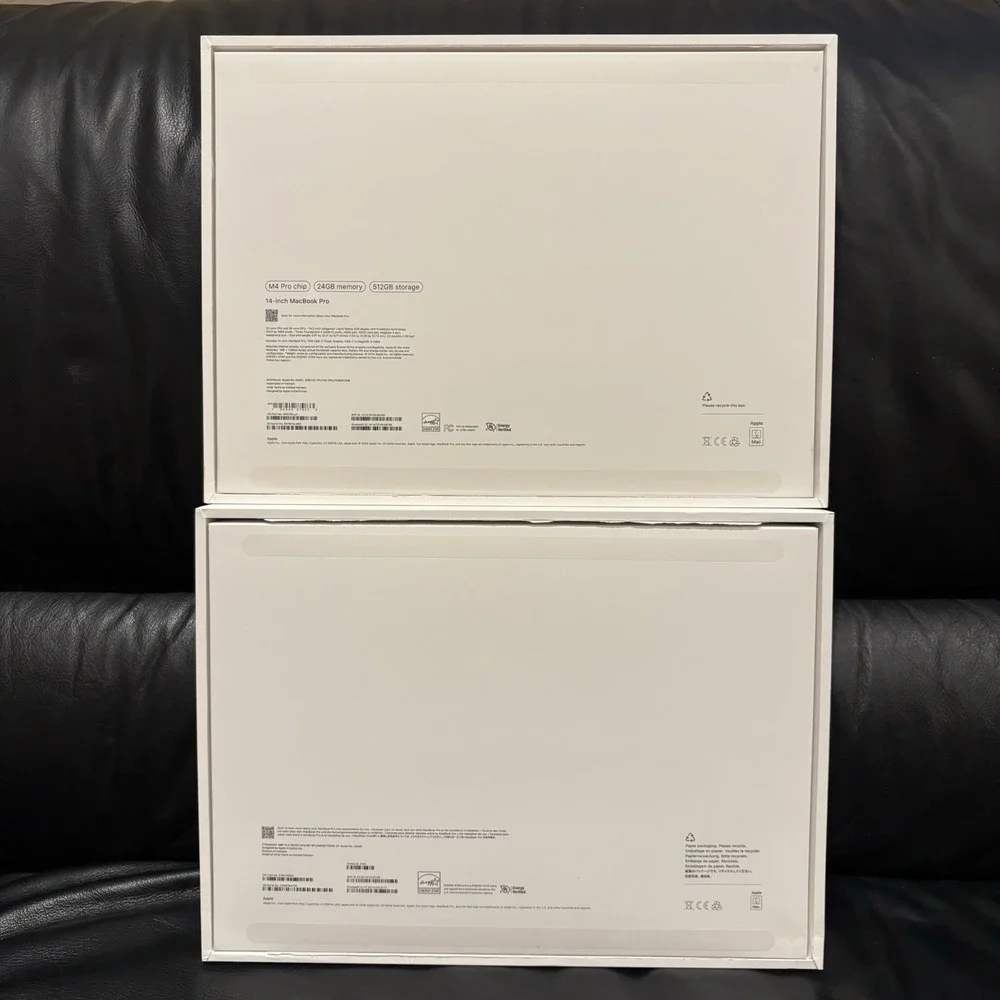 Lot Of 2 Empty‎ Boxes Apple MacBook Pro 14-inch Laptop Model A3401 And A3426